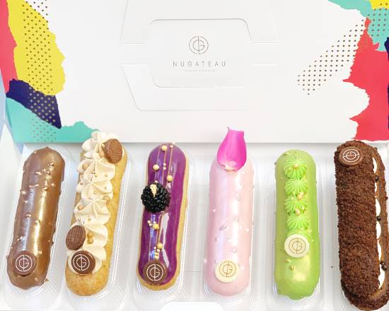 Assorted Box of 12 Eclairs