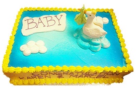 New Born Baby Cake