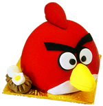 Angry bird cake