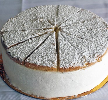 Lemon whipped cheese cake 