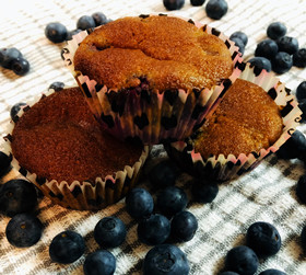 Paleo Blueberry Muffins