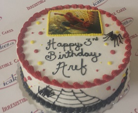 Spider man cake