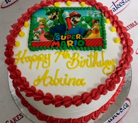 Super Mario Luigi cake