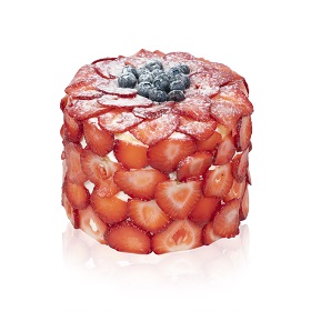 Strawberry Souffle cake