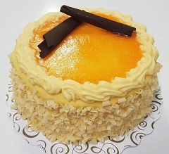 Mango mousse cake