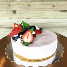 Strawberry Lychee Cheesecake