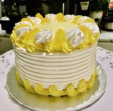 Vegan Lemon Chiffon cake