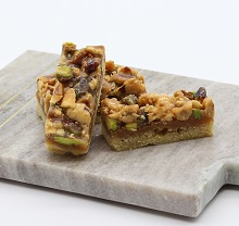 pistachio/hazelnut short bread