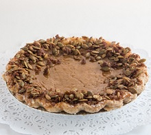 Pumpkin Pie with Seeds