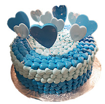 Pink heart cake Toronto