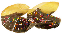 Custom chocolate fortune cookies (10)