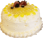 Lemon explosion cake