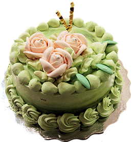 Green tea cake