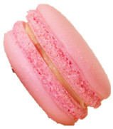 strawberry macaroon