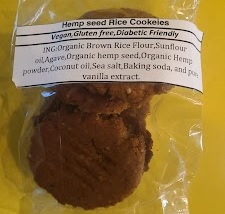 Vegan Hemp Seed Rice Cookie (GF)