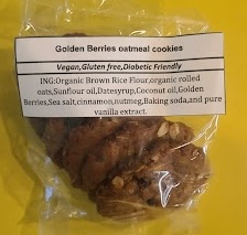 Vegan Berries Oatmeal Cookies (GF)