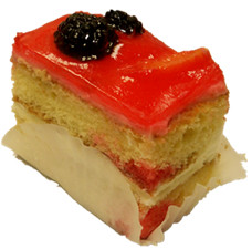 Strawberry Blueberry slice cake
