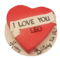 Pink love cake