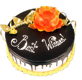 Orange flower cake