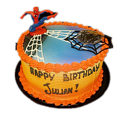 Spiderman cake