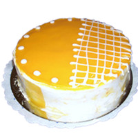 Mango mousse cake