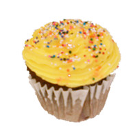 yellow cupcake