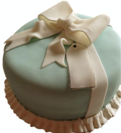 Blue ribbon cake