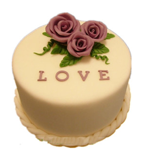 flower love cake