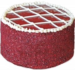 Red Diamonds & Pearls Cheesecake
