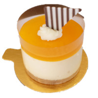 Mango cold cheese cake